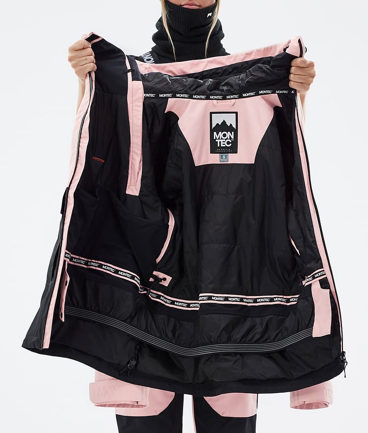 Montec Doom W Veste Snowboard Femme Soft Pink/Black Renewed, Image 11 sur 11