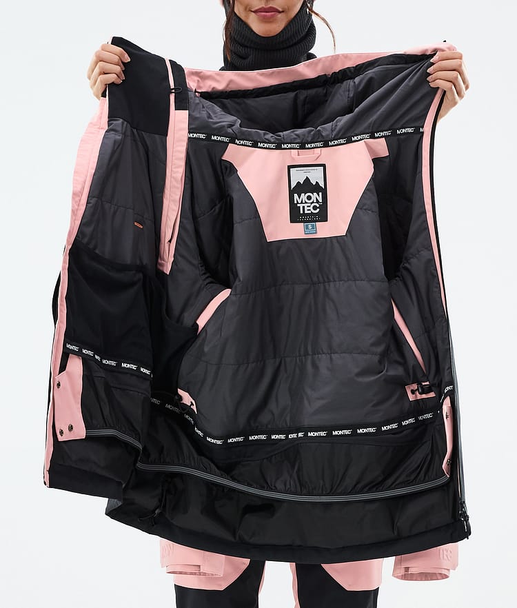 Montec Doom W Snowboard jas Dames Soft Pink/Black, Afbeelding 11 van 11