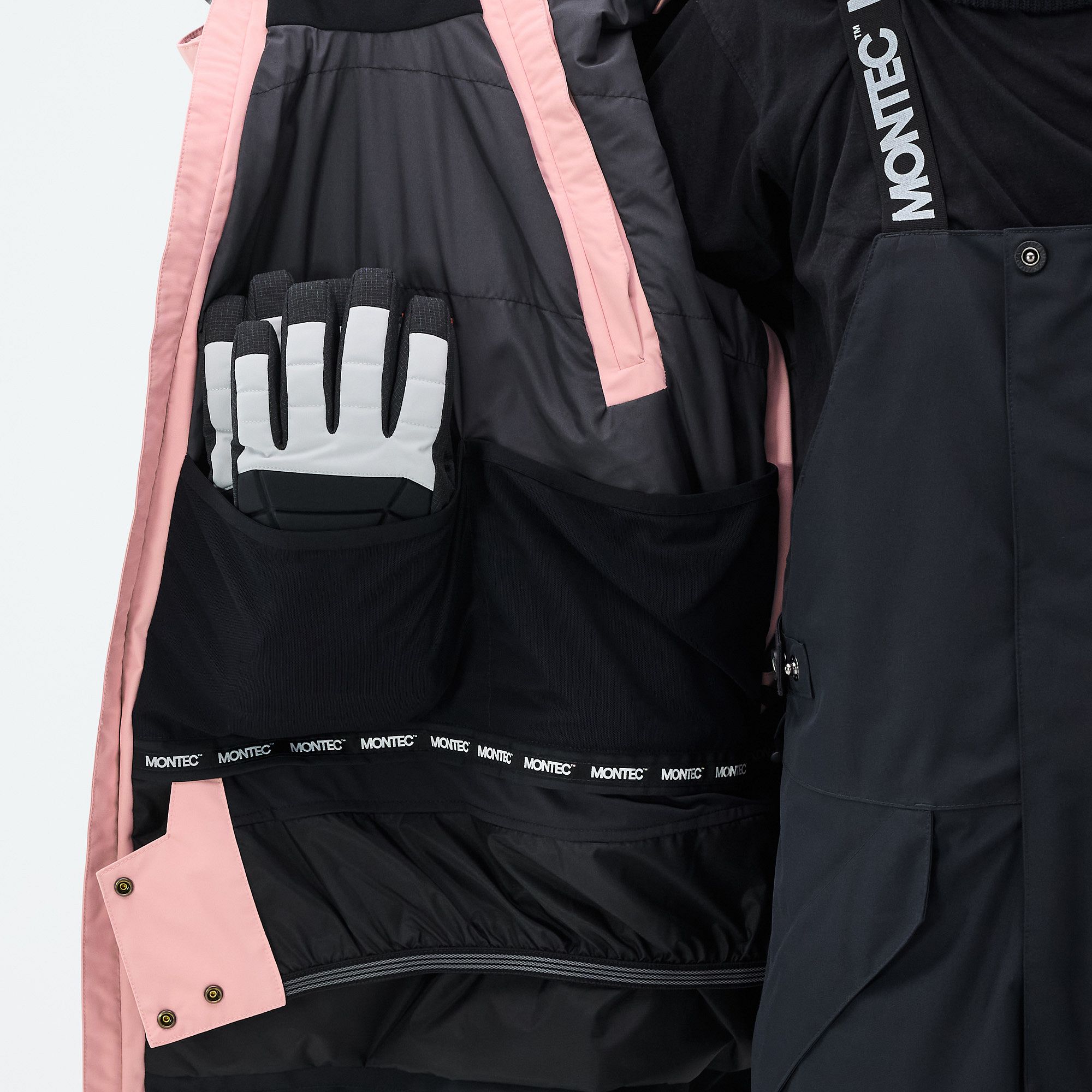 Montec Doom W Snowboard Jacket Women Soft Pink/Black | Ridestore.com