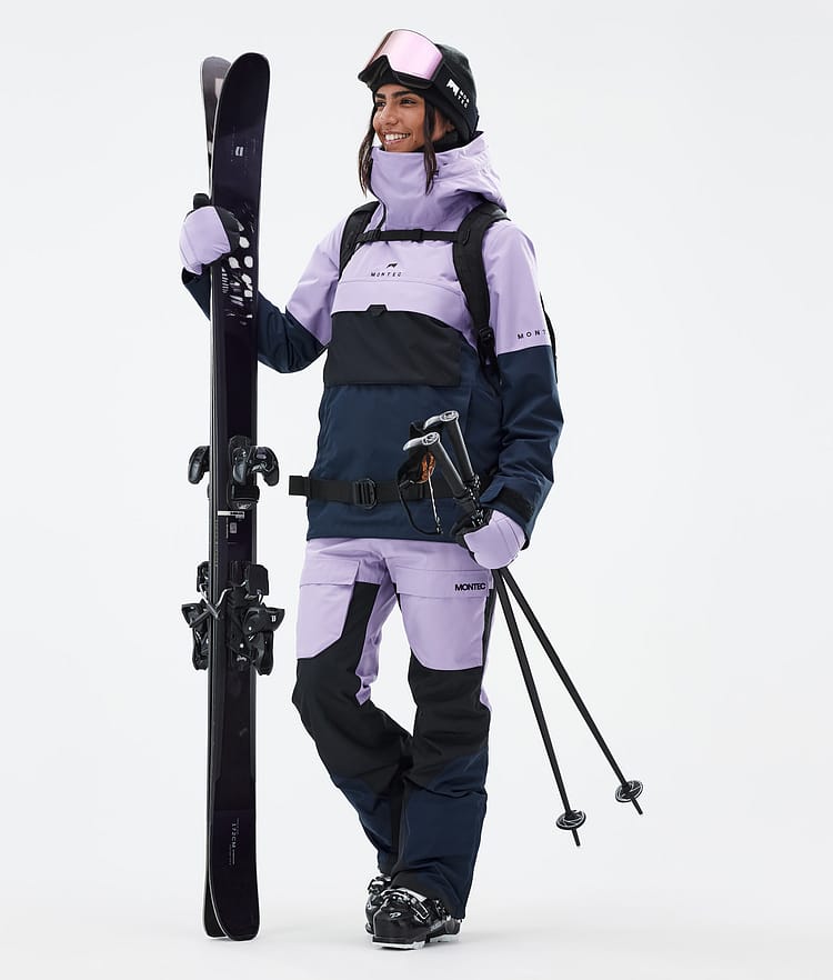 Montec Dune W Ski jas Dames Faded Violet/Black/Dark Blue, Afbeelding 2 van 8