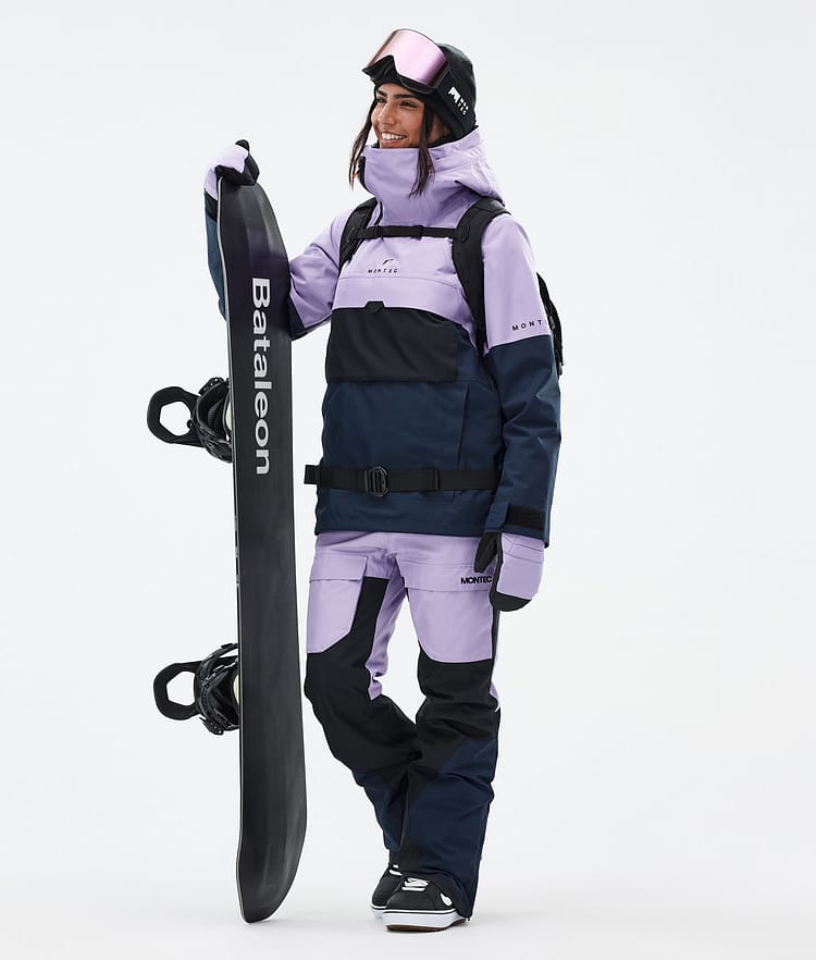 Montec Dune W Snowboard jas Dames Faded Violet/Black/Dark Blue, Afbeelding 2 van 8