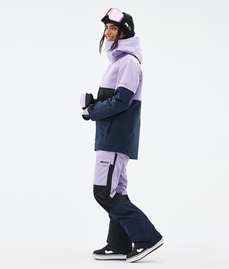 Montec Dune W Snowboard jas Dames Faded Violet/Black/Dark Blue, Afbeelding 3 van 8