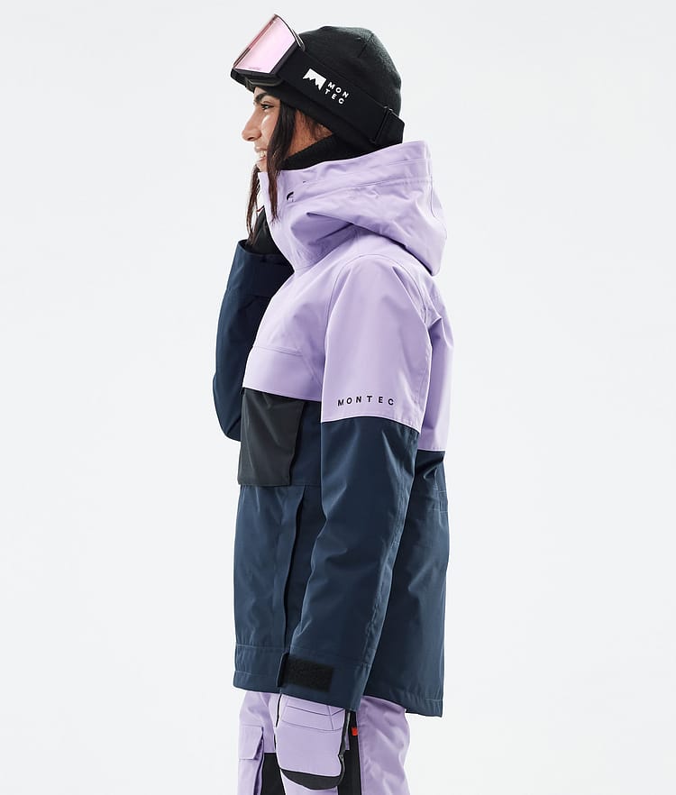 Montec Dune W Snowboard jas Dames Faded Violet/Black/Dark Blue, Afbeelding 5 van 8