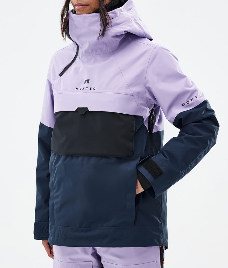 Montec Dune W Snowboard jas Dames Faded Violet/Black/Dark Blue, Afbeelding 7 van 8
