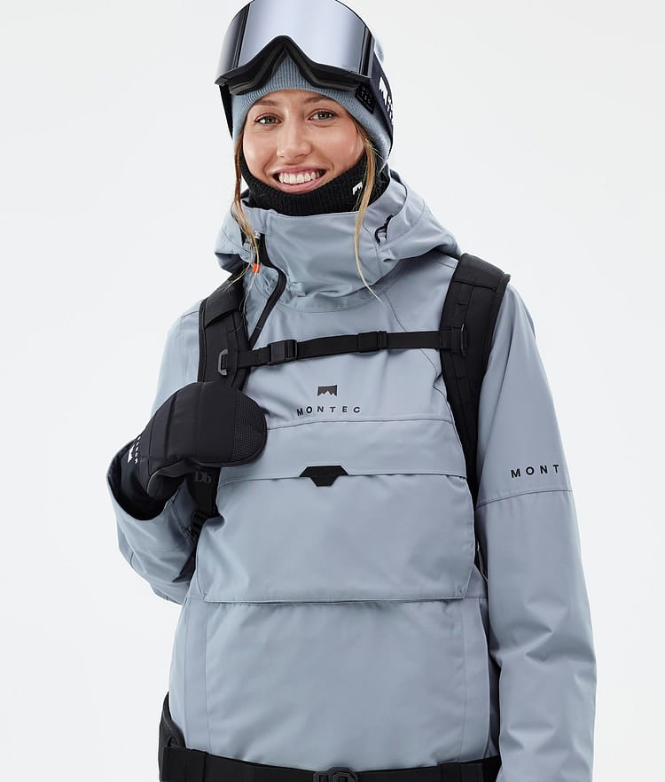 Montec Dune W Kurtka Snowboardowa Kobiety Soft Blue, Zdjęcie 2 z 9