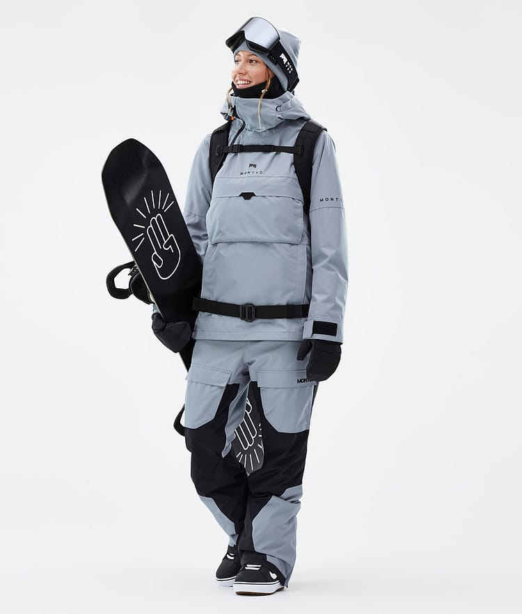 Montec Dune W Bunda na Snowboard Dámské Soft Blue, Obrázek 3 z 9