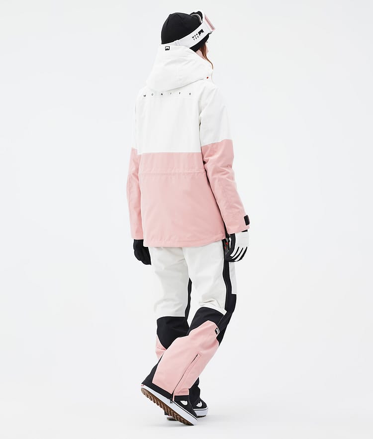 Montec Dune W Snowboard jas Dames Old White/Black/Soft Pink, Afbeelding 5 van 9