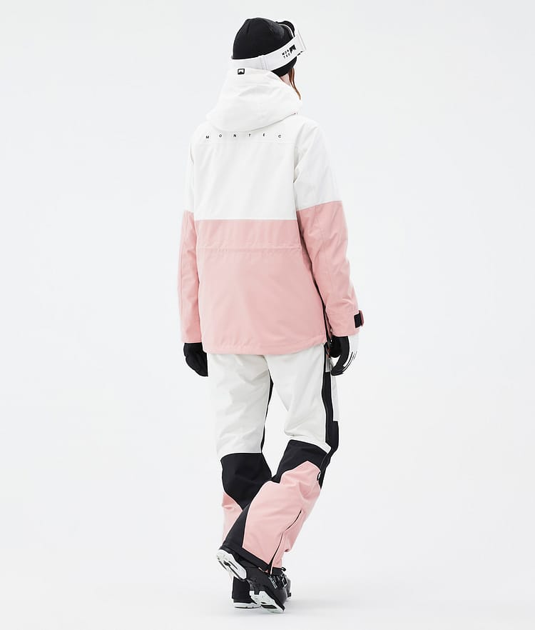 Montec Dune W Veste de Ski Femme Old White/Black/Soft Pink, Image 5 sur 9