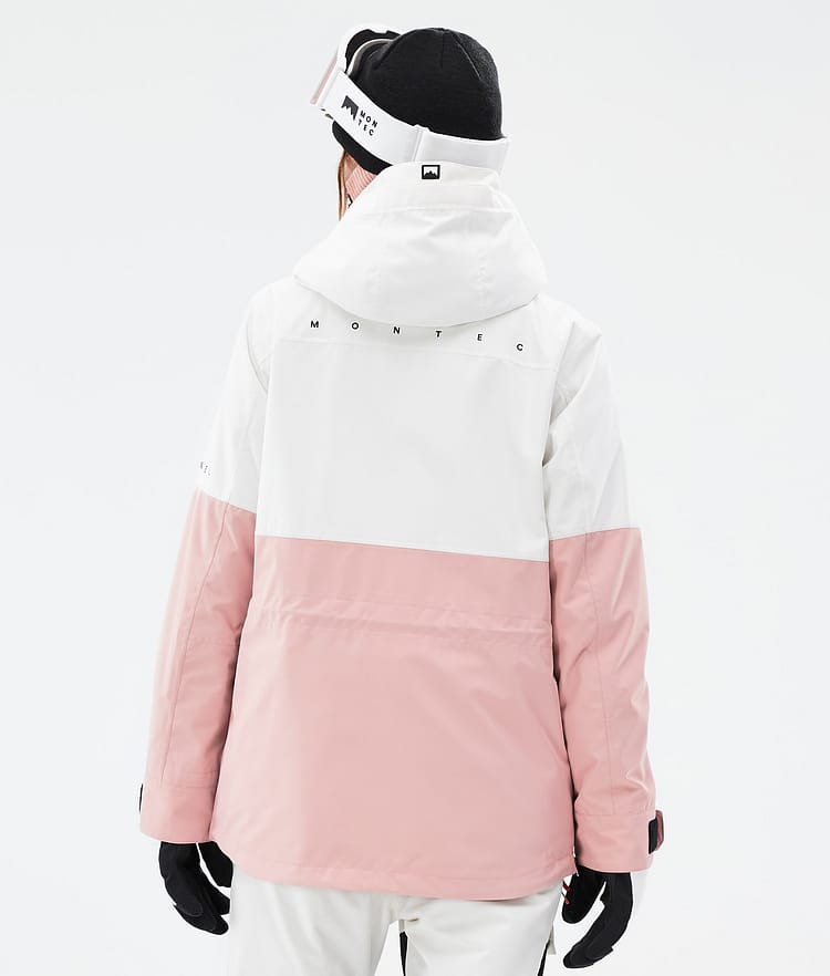 Montec Dune W Veste Snowboard Femme Old White/Black/Soft Pink