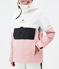 Montec Dune W Veste de Ski Femme Old White/Black/Soft Pink, Image 8 sur 9