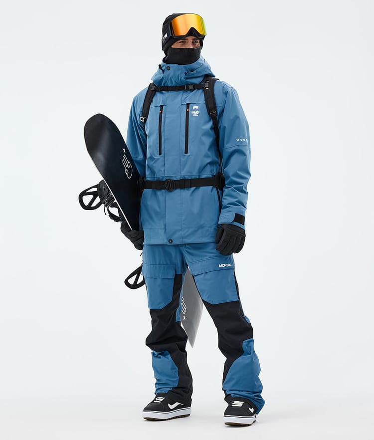 Montec Fawk Snowboard jas Heren Blue Steel, Afbeelding 3 van 11