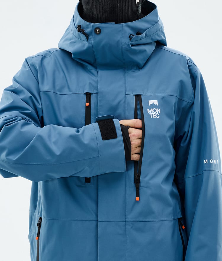 Montec Fawk Snowboard jas Heren Blue Steel, Afbeelding 10 van 11