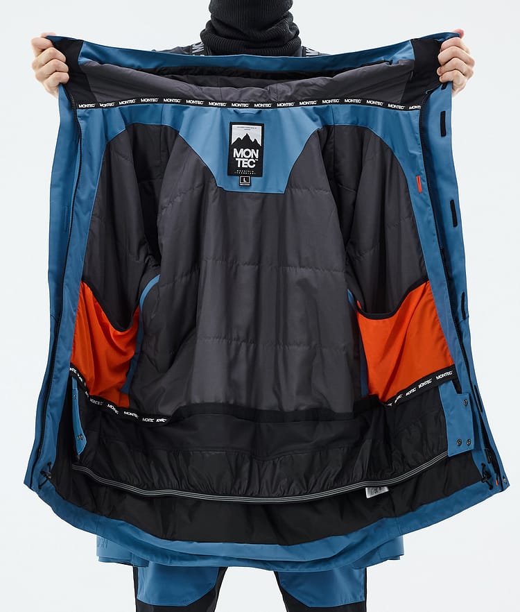 Montec Fawk Snowboard jas Heren Blue Steel, Afbeelding 11 van 11