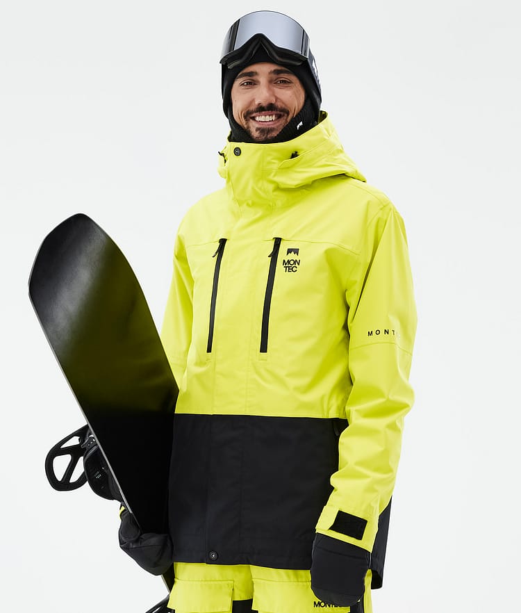 Montec Fawk Chaqueta Snowboard Hombre Bright Yellow/Black, Imagen 1 de 10