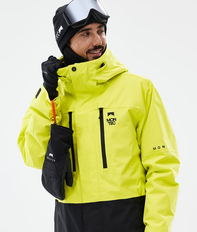 Montec Fawk Ski Jacket Men Bright Yellow/Black, Image 2 of 10