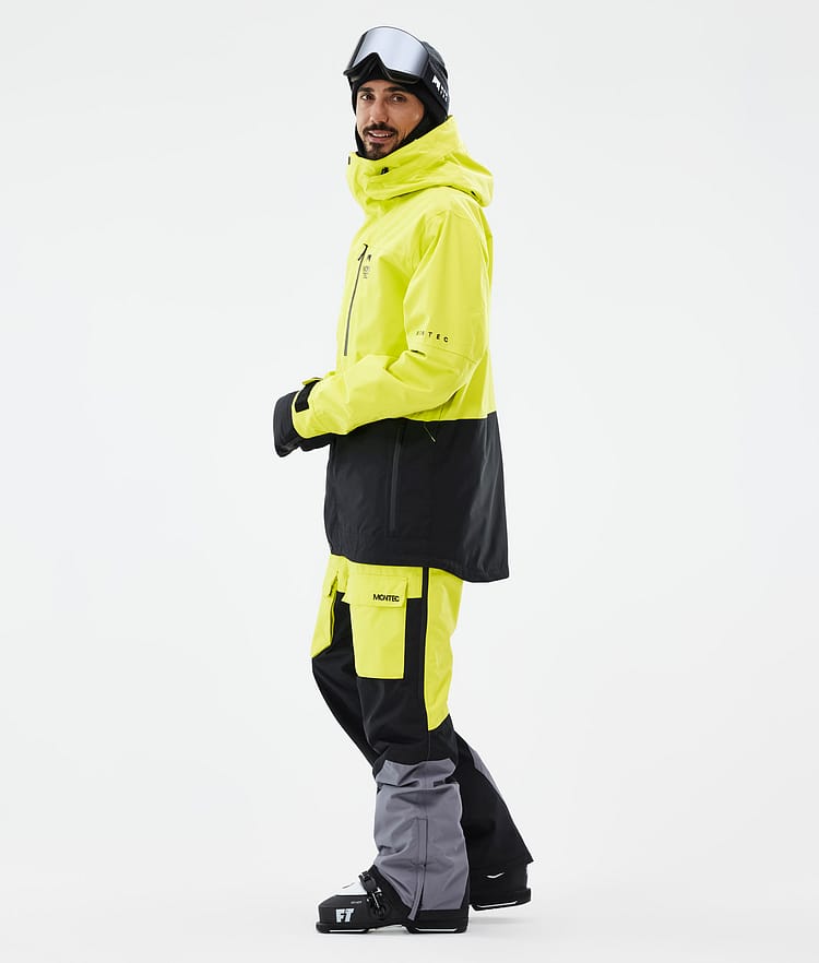Montec Fawk Ski Jacket Men Bright Yellow/Black, Image 4 of 10