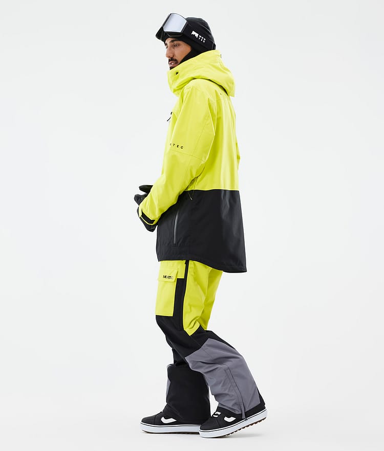 Montec Arch Pantalon de Ski Homme Bright Yellow/Black - Jaune