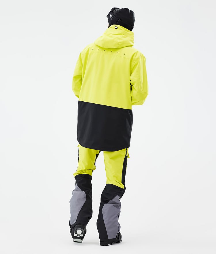 Montec Fawk Ski Jacket Men Bright Yellow/Black, Image 5 of 10