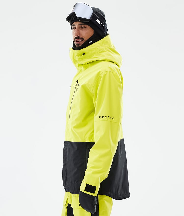 Montec Fawk Ski Jacket Men Bright Yellow/Black, Image 6 of 10