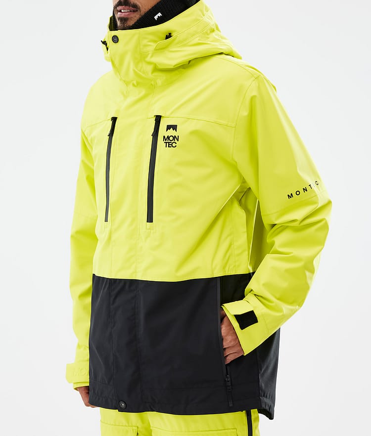Montec Fawk Ski Jacket Men Bright Yellow/Black, Image 8 of 10