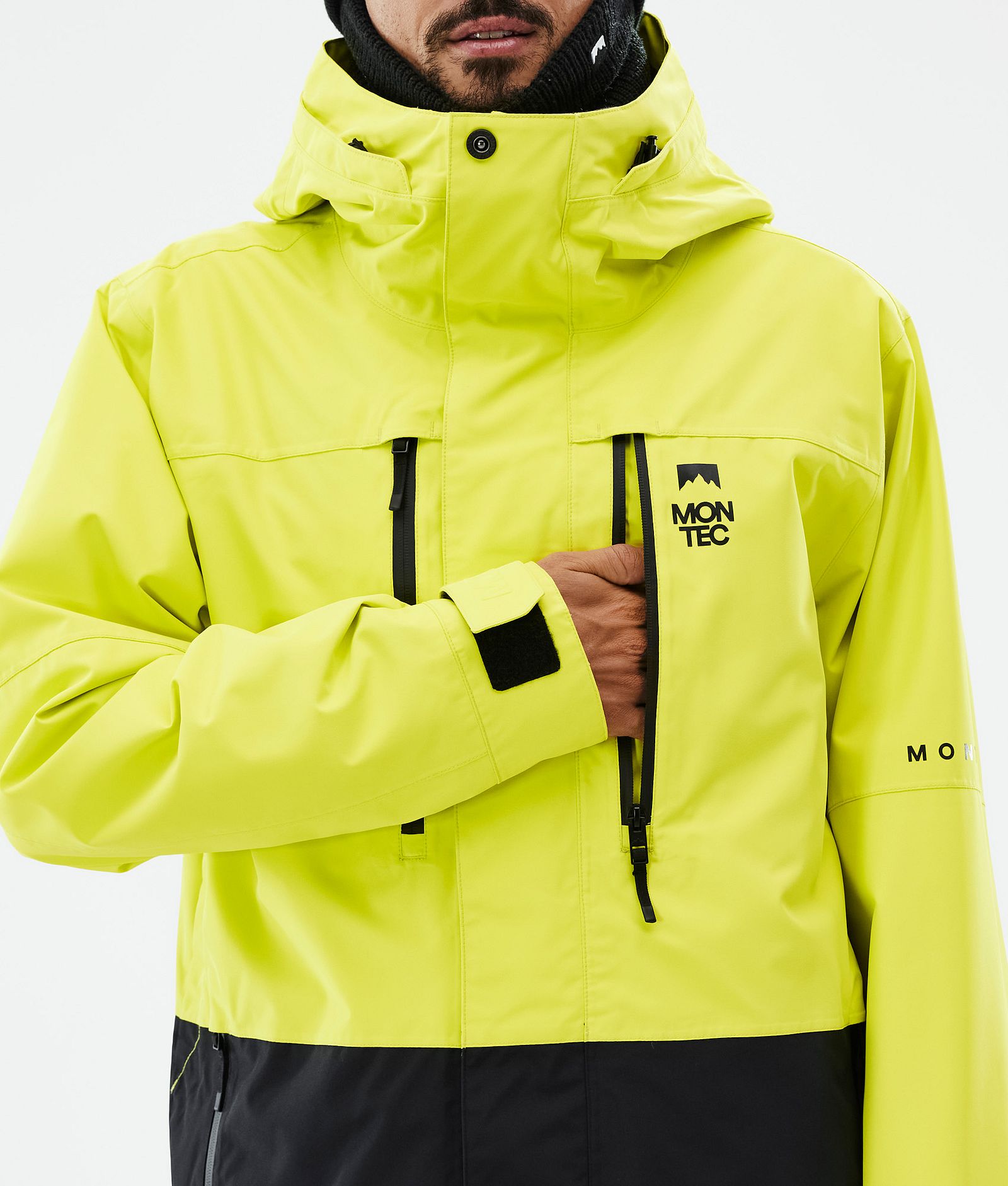 Montec Fawk Chaqueta Snowboard Hombre Bright Yellow/Black, Imagen 9 de 10