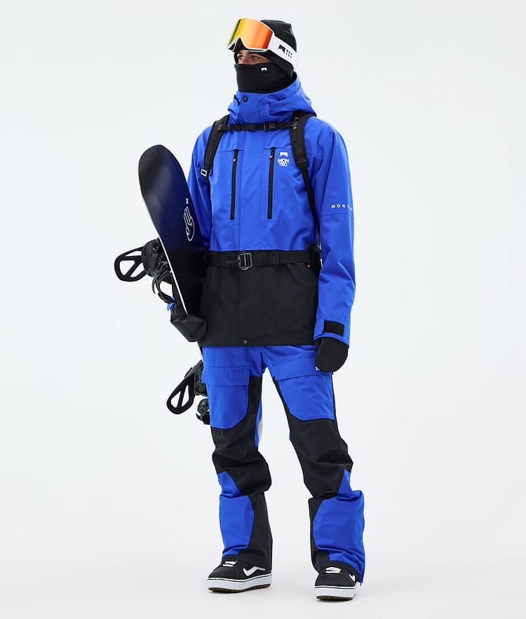 Montec Fawk Snowboard jas Heren Cobalt Blue/Black, Afbeelding 3 van 10