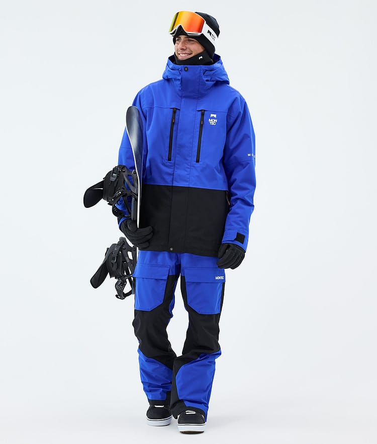 Montec Fawk Snowboard Jacket Men Cobalt Blue/Black Renewed, Image 2 of 9