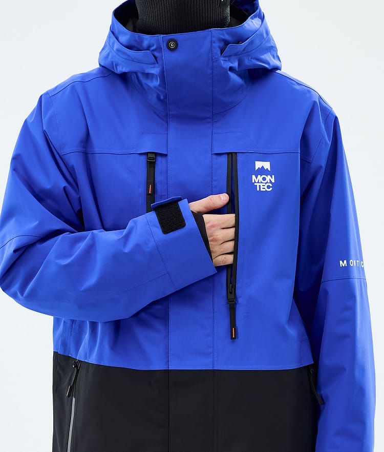 Montec Fawk Snowboard Jacket Men Cobalt Blue/Black Renewed, Image 8 of 9