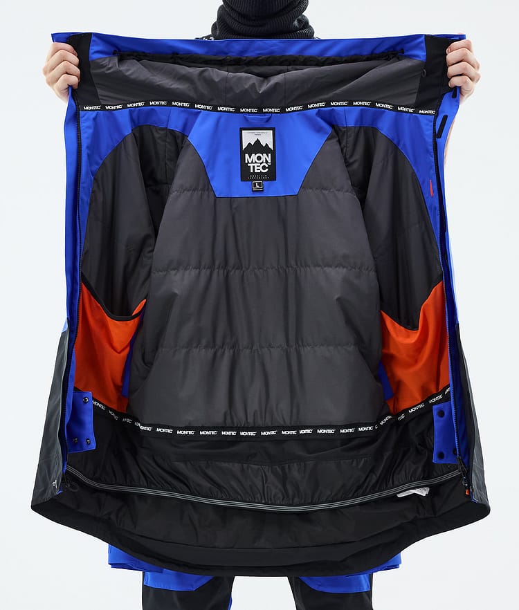 Montec Fawk Snowboard jas Heren Cobalt Blue/Black, Afbeelding 10 van 10