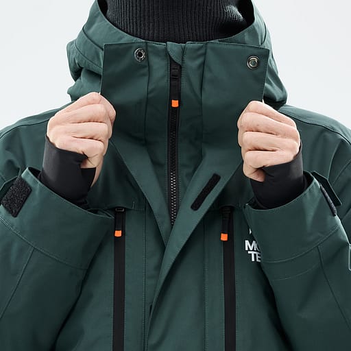 Front Zipper with Double Plackets