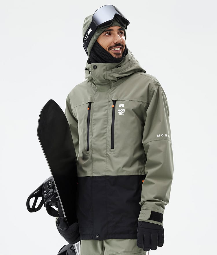 Montec Fawk Snowboard Jacket Men Greenish/Black, Image 1 of 10