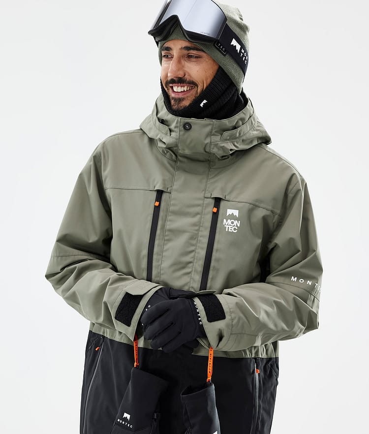 Montec Fawk Snowboard Jacket Men Greenish/Black, Image 2 of 10