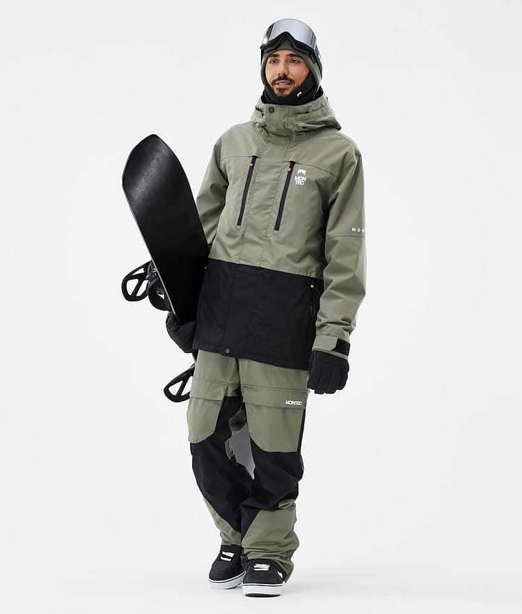 Montec Fawk Snowboard Jacket Men Greenish/Black, Image 3 of 10