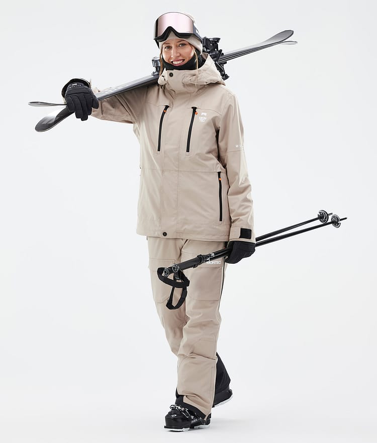 Montec Fawk W Ski Jacket Women Sand, Image 3 of 10