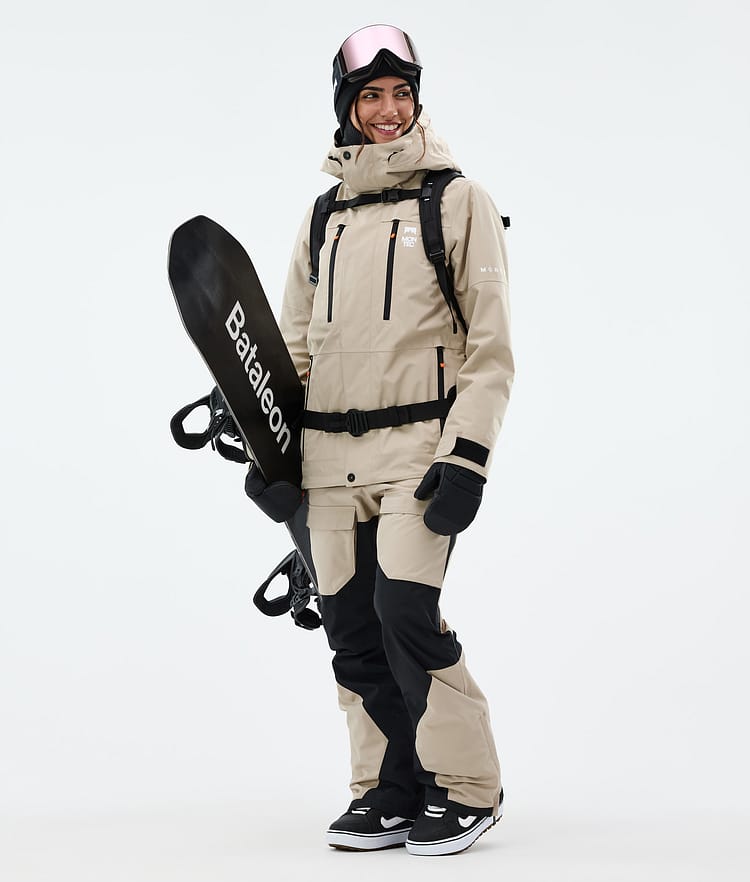 Montec Fawk W Snowboard jas Dames Sand, Afbeelding 3 van 10