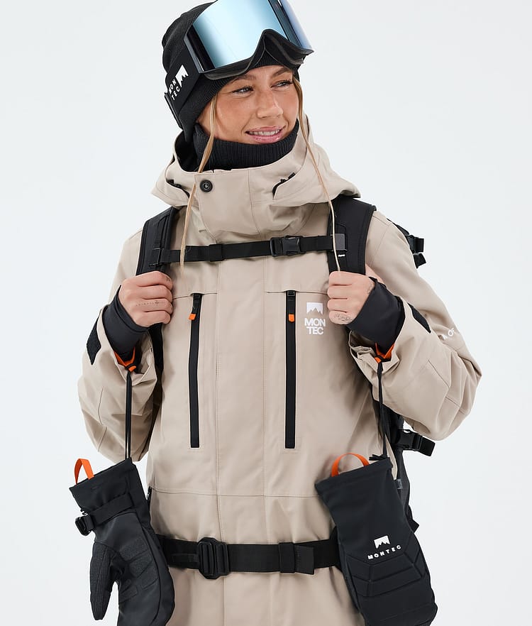 Montec Fawk W Veste de Ski Femme Sand, Image 4 of 9
