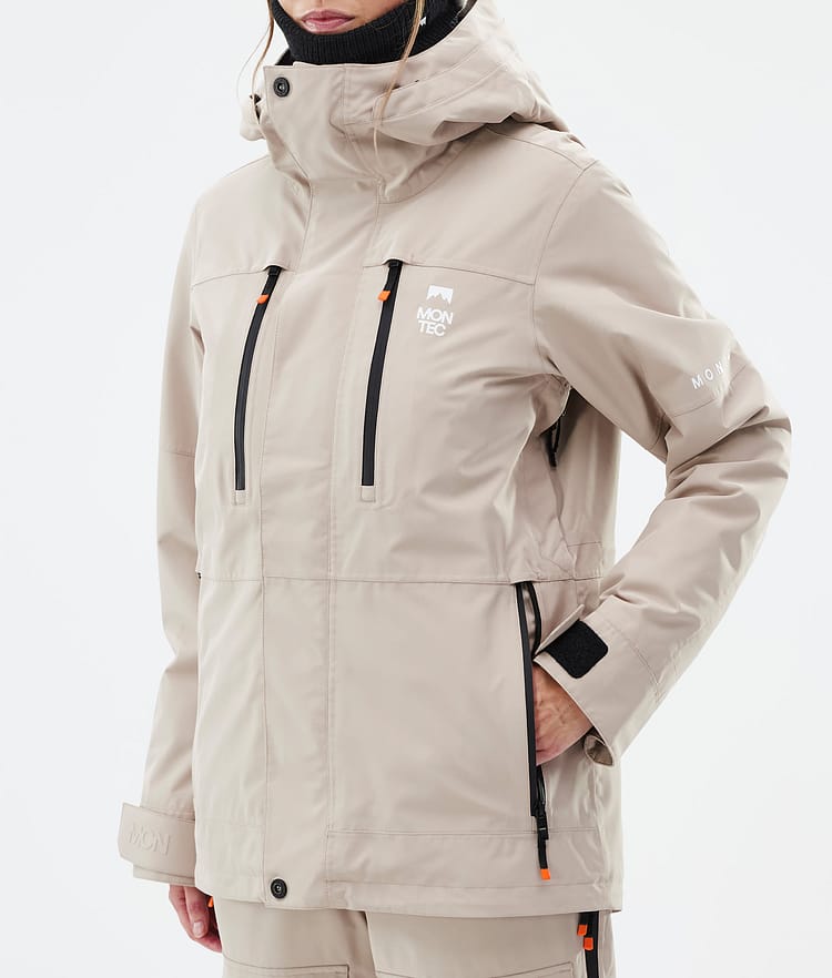 Montec Fawk W Veste de Ski Femme Sand, Image 8 sur 10