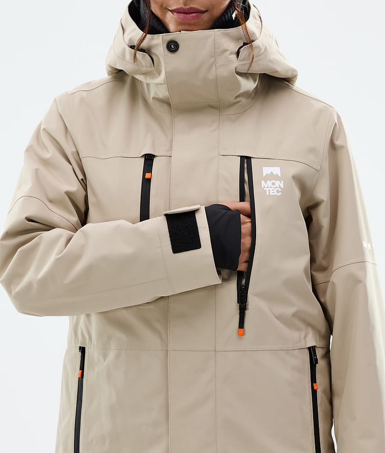 Montec Fawk W Snowboard jas Dames Sand, Afbeelding 9 van 10