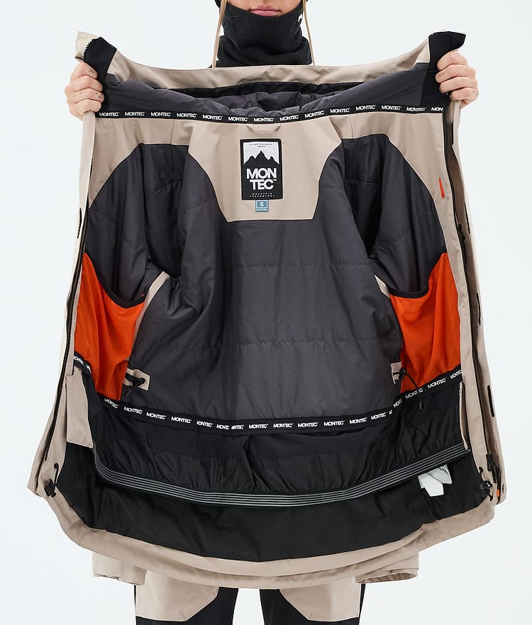 Montec Fawk W Veste de Ski Femme Sand, Image 9 of 9