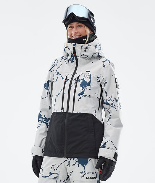 Montec Moss W Snowboardjakke Dame Ice/Black