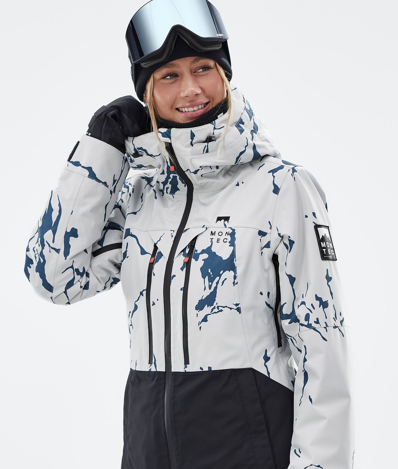 Montec Moss W Veste de Ski Femme Ice/Black, Image 2 sur 10