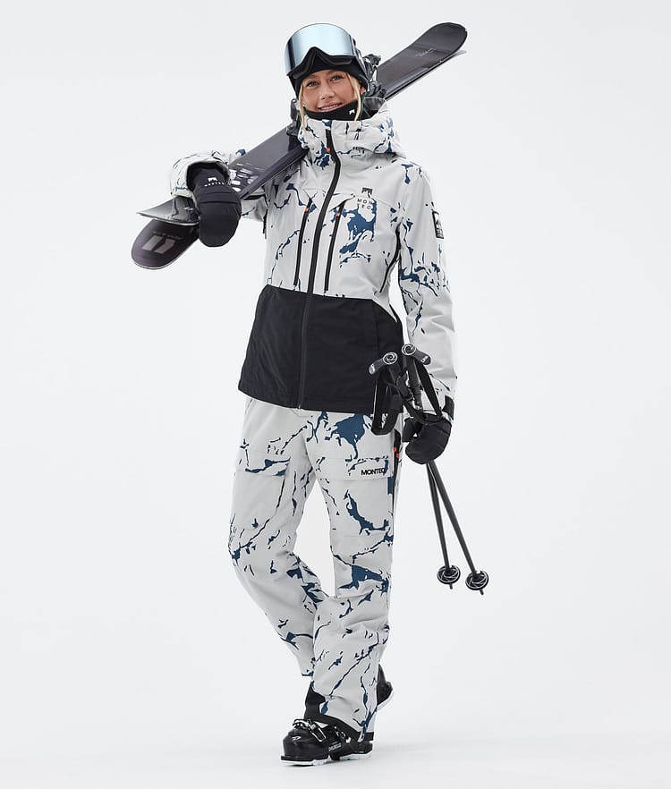 Montec Moss W Veste de Ski Femme Ice/Black, Image 3 sur 10