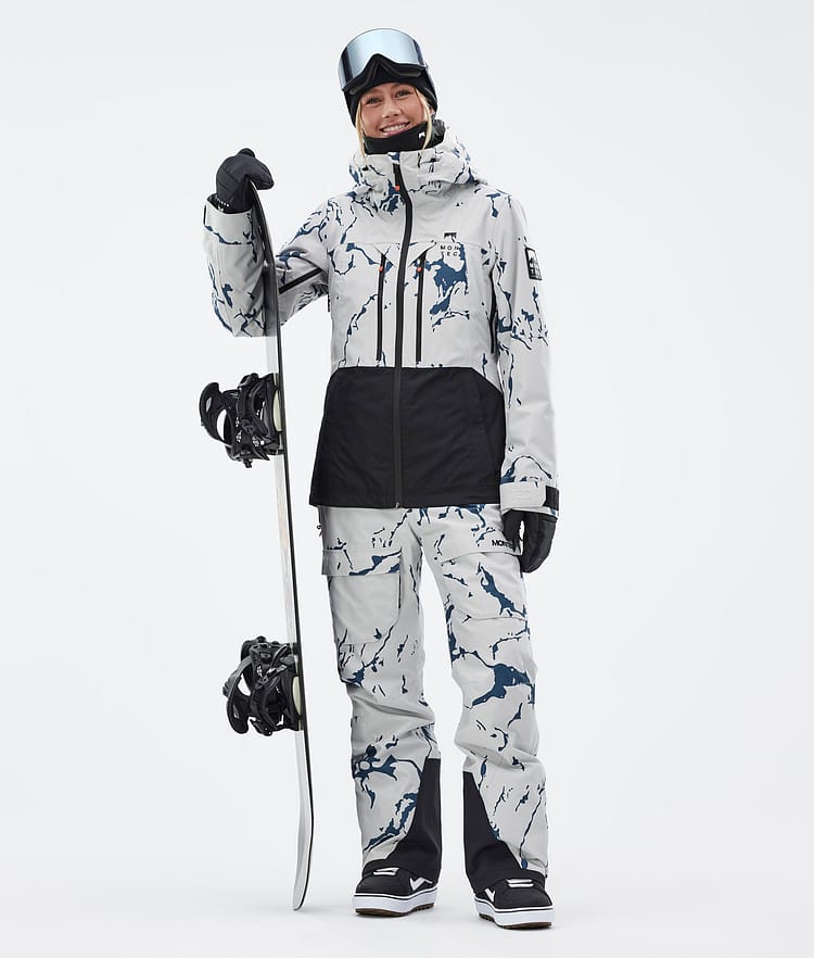 Montec Moss W Kurtka Snowboardowa Kobiety Ice/Black, Zdjęcie 3 z 10