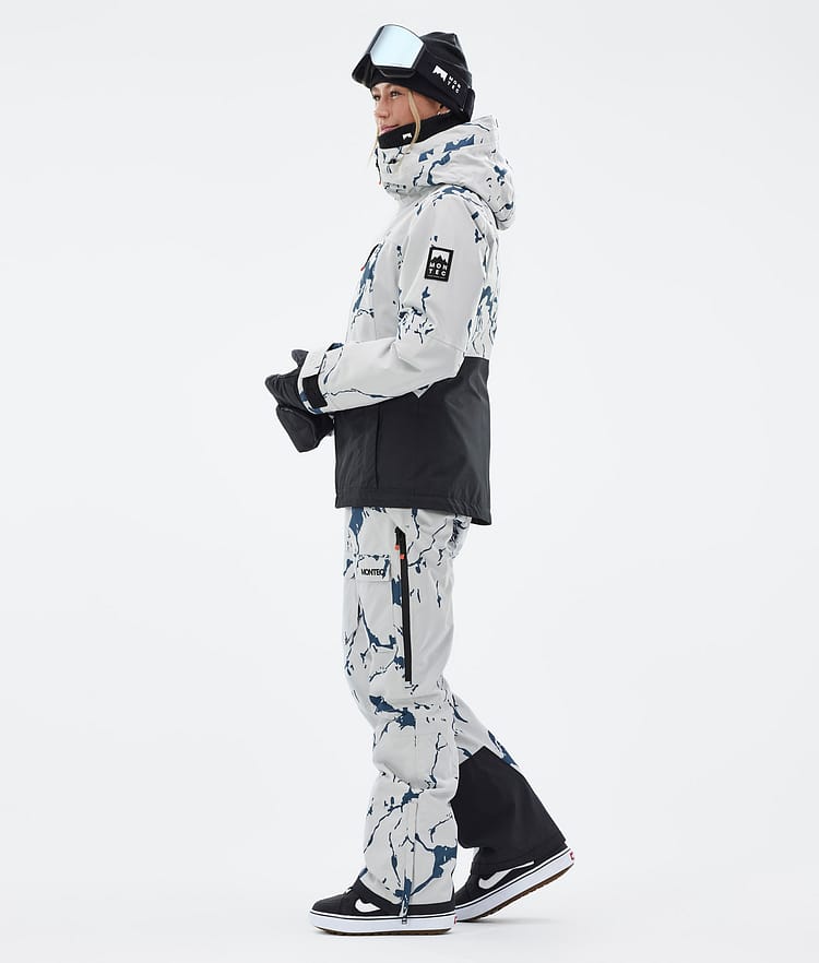 Montec Moss W Veste Snowboard Femme Ice/Black, Image 4 sur 10