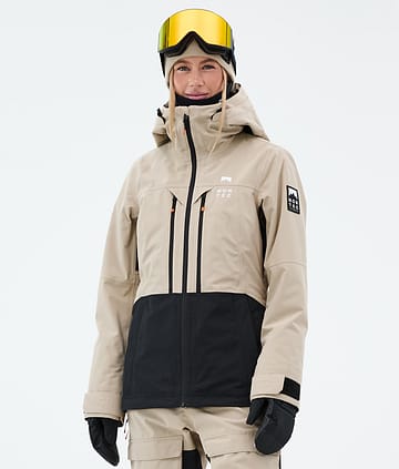 Montec Moss W Kurtka Snowboardowa Kobiety Sand/Black