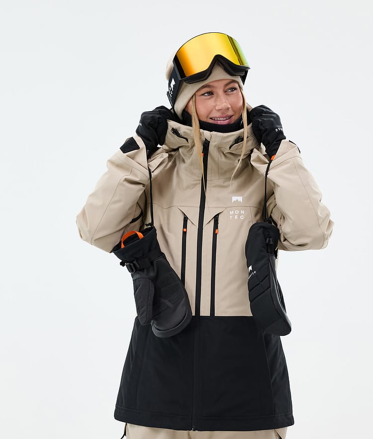 Montec Moss W Snowboard jas Dames Sand/Black, Afbeelding 2 van 10