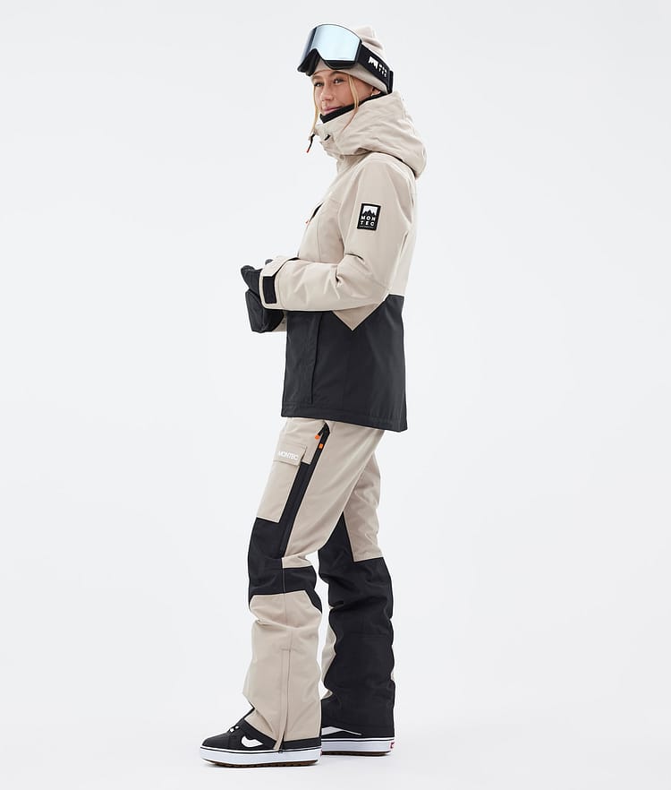 Montec Moss W Veste Snowboard Femme Sand/Black, Image 4 sur 10