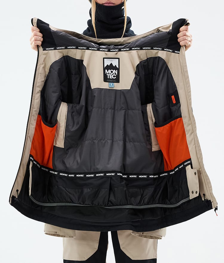 Montec Moss W Snowboard jas Dames Sand/Black, Afbeelding 10 van 10