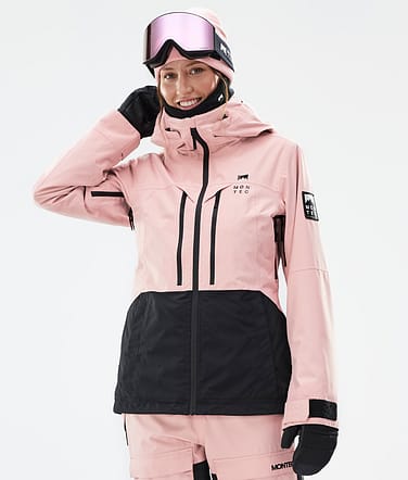 Montec Moss W Kurtka Snowboardowa Kobiety Soft Pink/Black