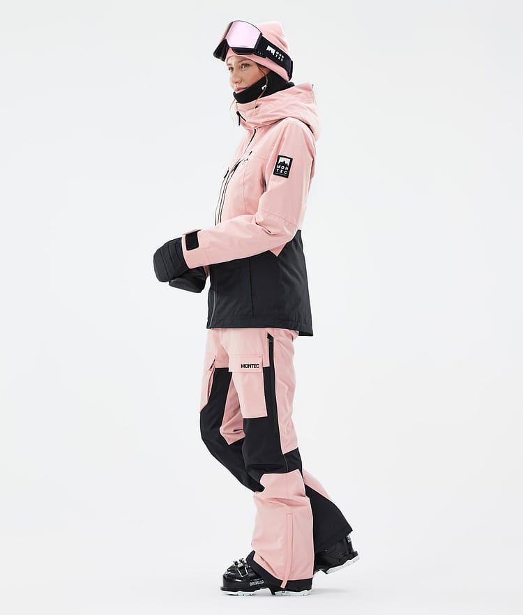 Montec Moss W Ski jas Dames Soft Pink/Black, Afbeelding 4 van 10